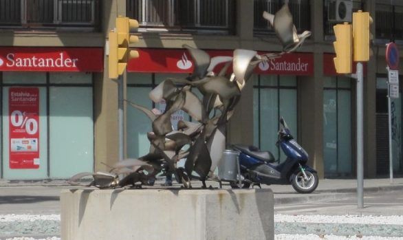 escultura vol de coloms patrimonilh